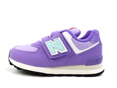 New Balance violet crush/bright cyan sneaker
